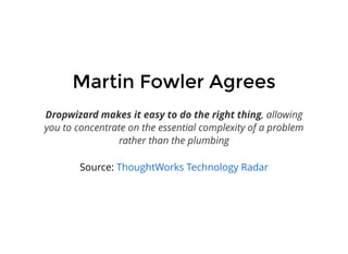 GulpGulp
http://markdalgleish.github.io/presentation-build-
wars-gulp-vs-grunt/
Streaming Builds
gulp.task('package', function() {
return gulp.src([ 'app/**/*', 'gulp_tasks/*', 'newrelic.js', 'package.json' ], {"base":
.pipe(tar('platmasphere-client.tar'))
.pipe(gzip())
.pipe(gulp.dest('.'));
});
 