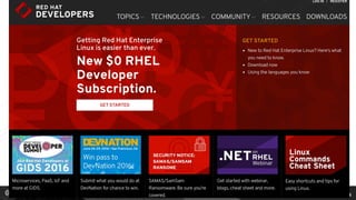 @burrsutter developers.redhat.com
 