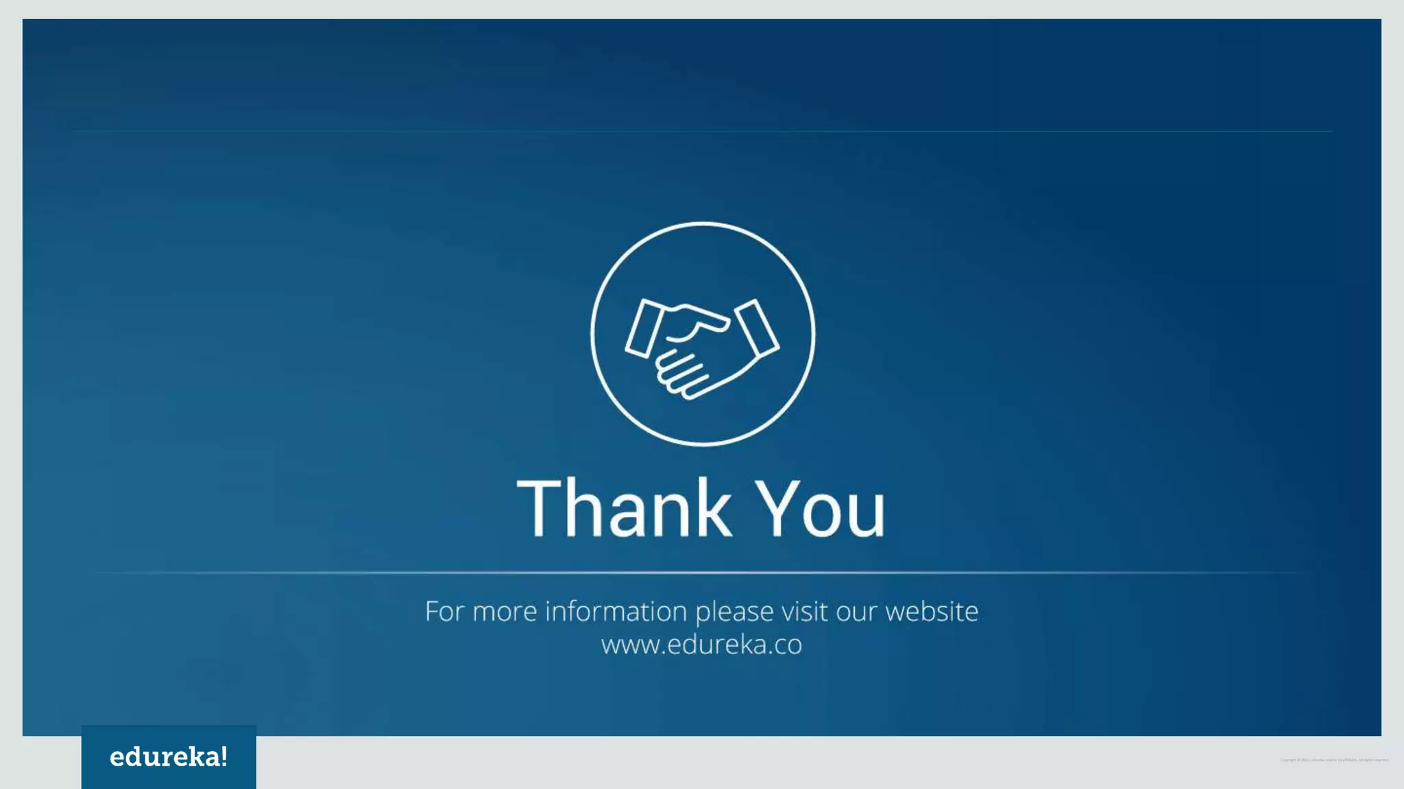 Copyright © 2017, edureka and/or its affiliates. All rights reserved. 