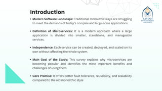 Microservices Architecture Evolution, Benefits, and Challenges. | PDF