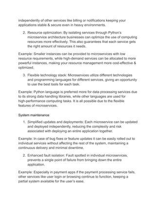 Microservices architecture with Python_ Building scalable and ...