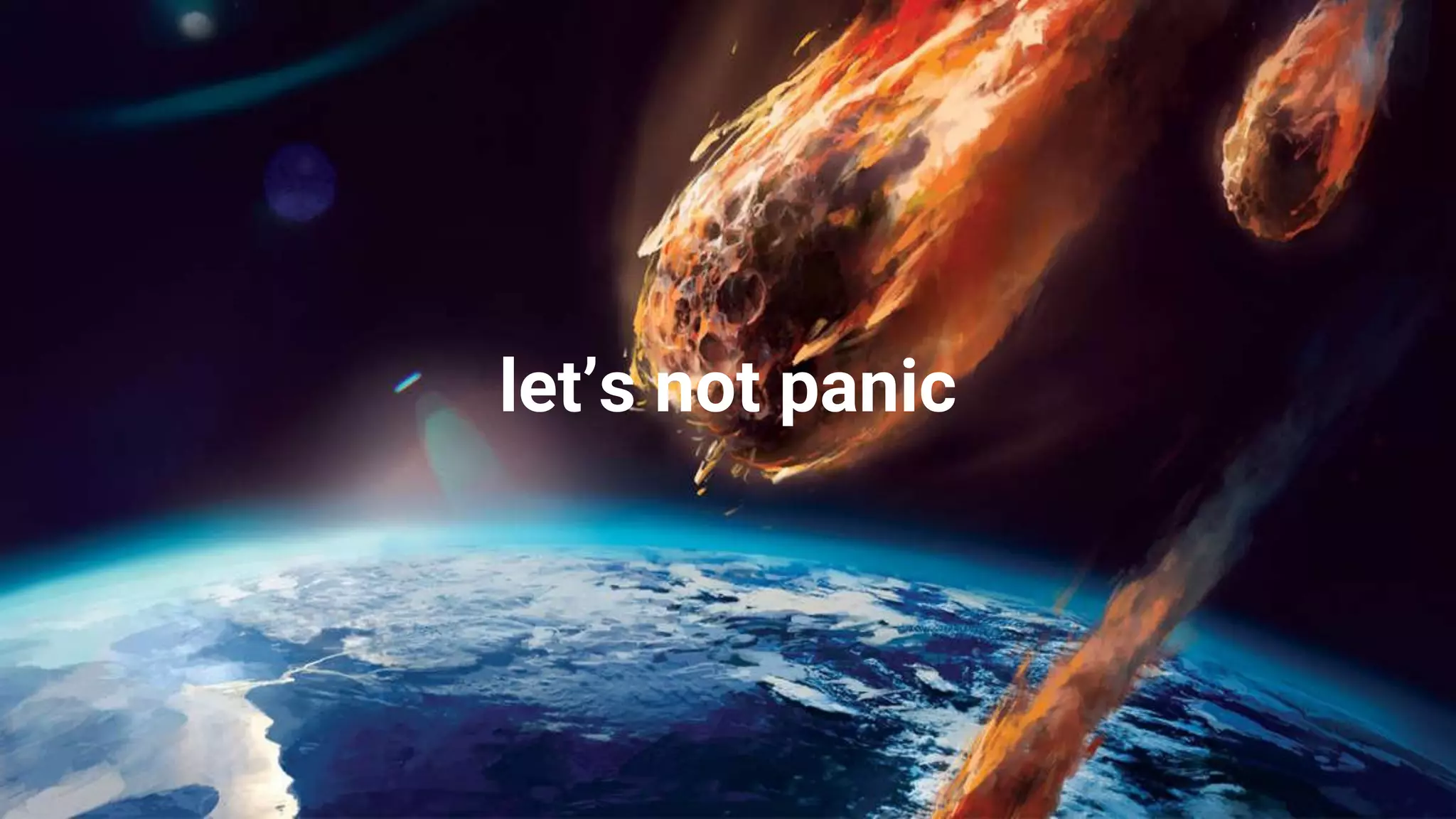 @itielshwartz
let’s not panic
 