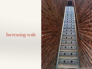 Increasing scale
http://bit.ly/2gVNWQT
 