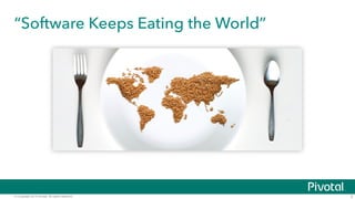 © Copyright 2014 Pivotal. All rights reserved. 2
“Software Keeps Eating the World”
 