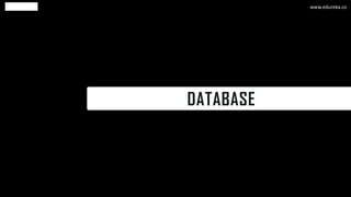 DATABASE
www.edureka.co
 