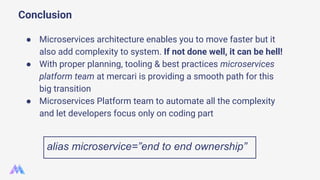 Microservices development at scale | PDF