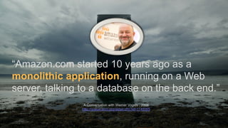 Origin of
Microservices?
마이크로서비스는 어떻게 시작됐나요?
 