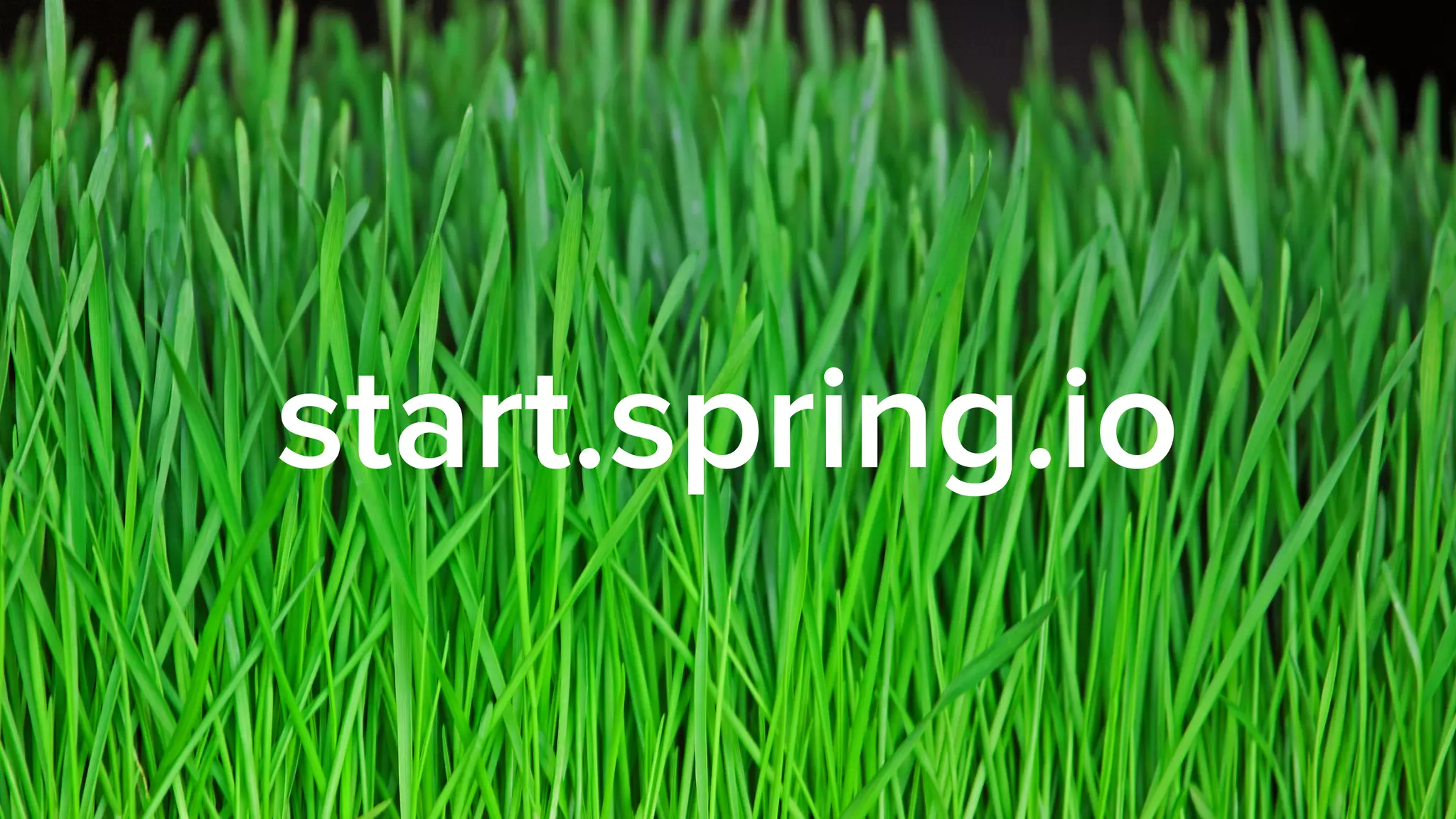 start.spring.io
 