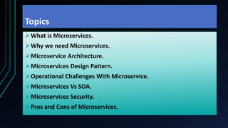 Microservice's in detailed | PPTX