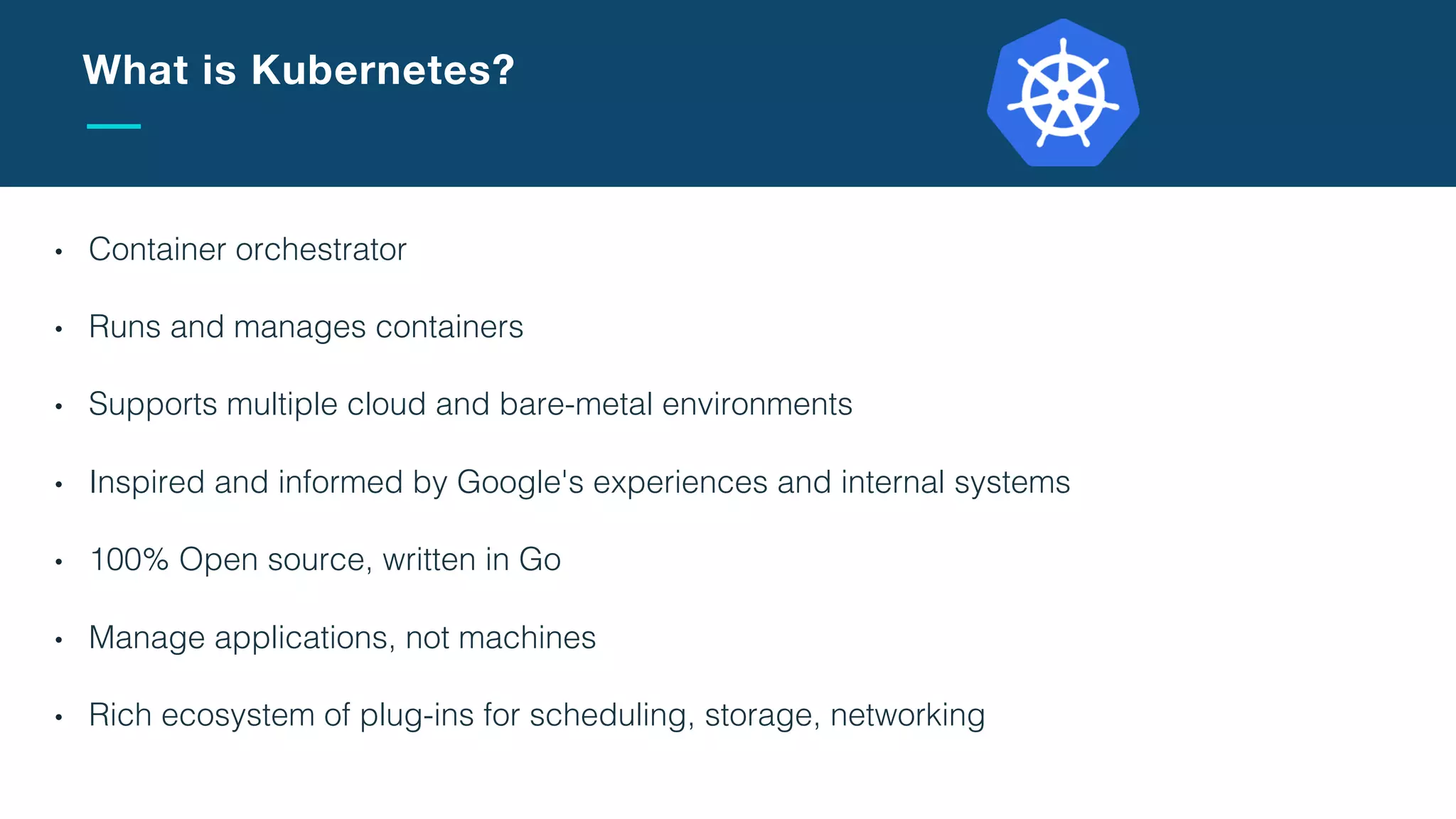 Slide Title Goes Here
Leverages Kubernetes Pods, Service, Replication Controller, StatefulSets!
!
Developer Works Code: https://developer.ibm.com/code/journey/deploy-a-scalable-apache-cassandra-database-on-kubernetes"
Github: https://github.com/IBM/scalable-cassandra-deployment-on-kubernetes"
Developer Journeys:
Scalable Apache Cassandra on Kubernetes
 
