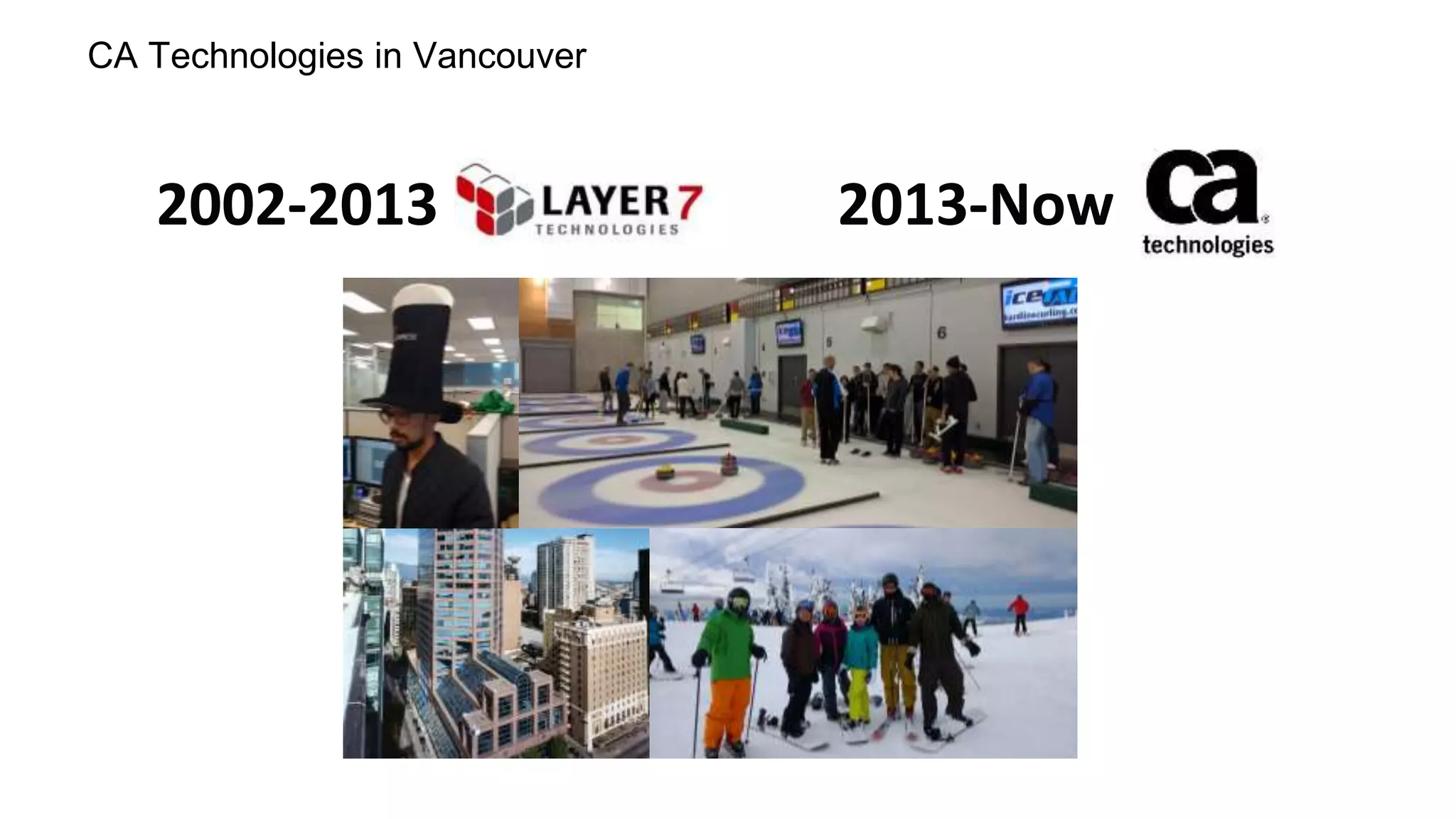 CA Technologies in Vancouver
2002-2013 2013-Now
 