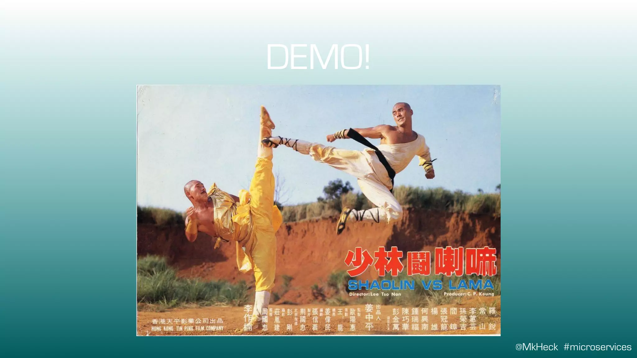 @MkHeck #microservices
DEMO!
 