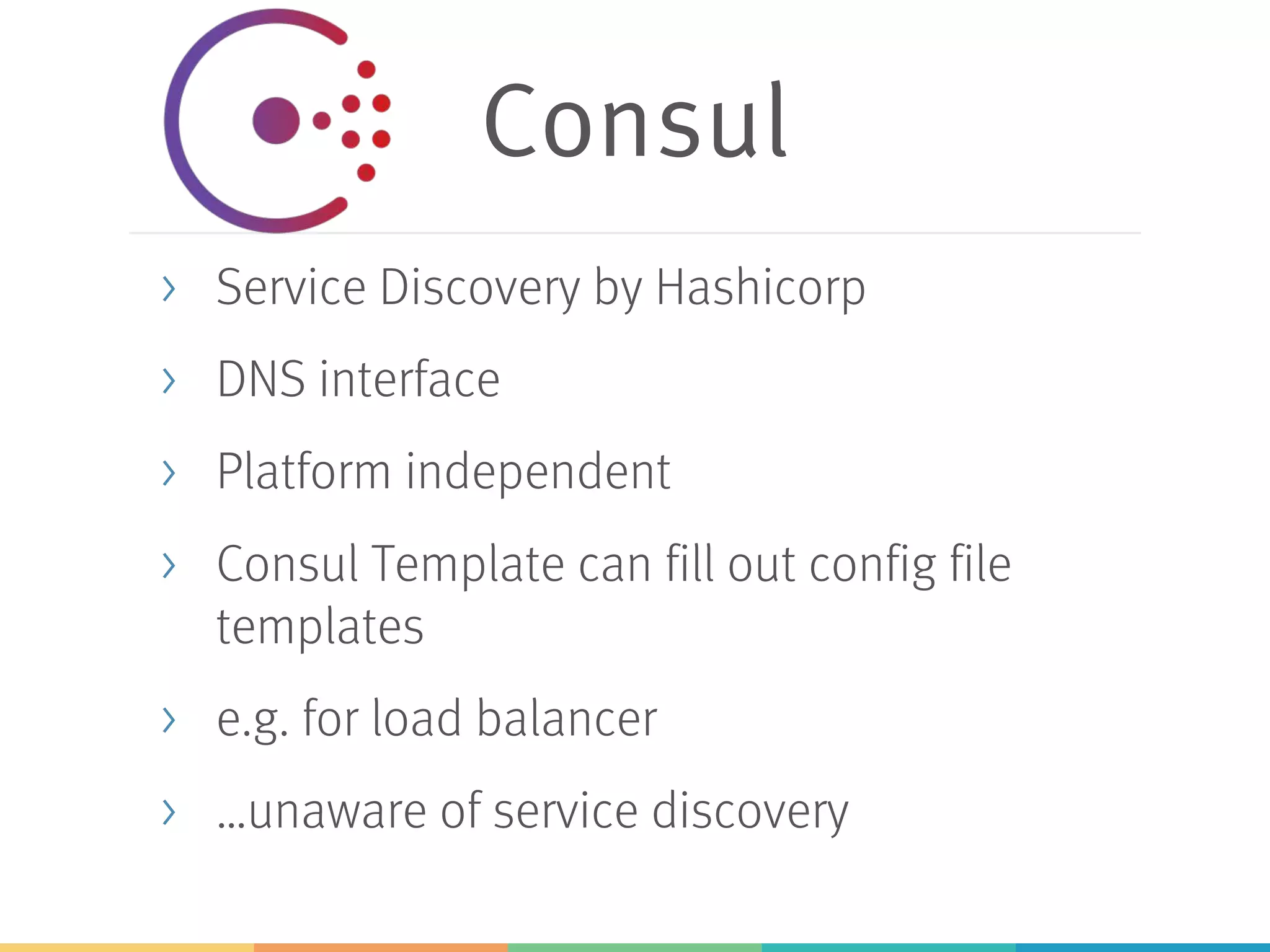 https://github.com/
ewolff/microservice-consul
 