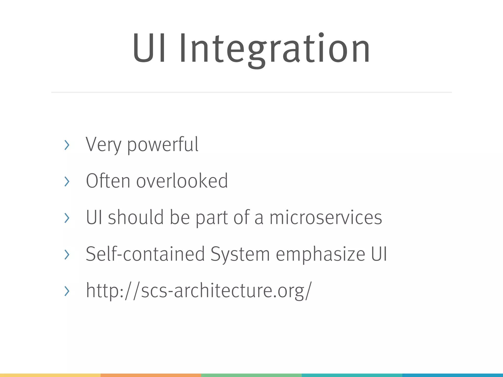 Hyperlinks to navigate between
systems.
System 1 System 2
 