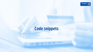 Code snippets
 
