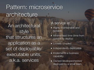 A pattern language for microservices - June 2021 | PDF