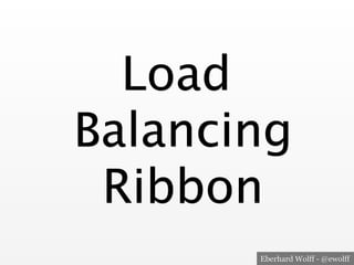 Eberhard Wolff - @ewolff
Load
Balancing 
Ribbon
 