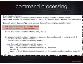 @crichardson
…command processing…
 