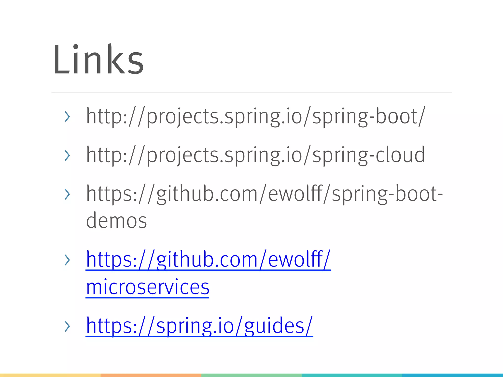 Microservice Microservice
> Load Balancing
> Resilience
 
