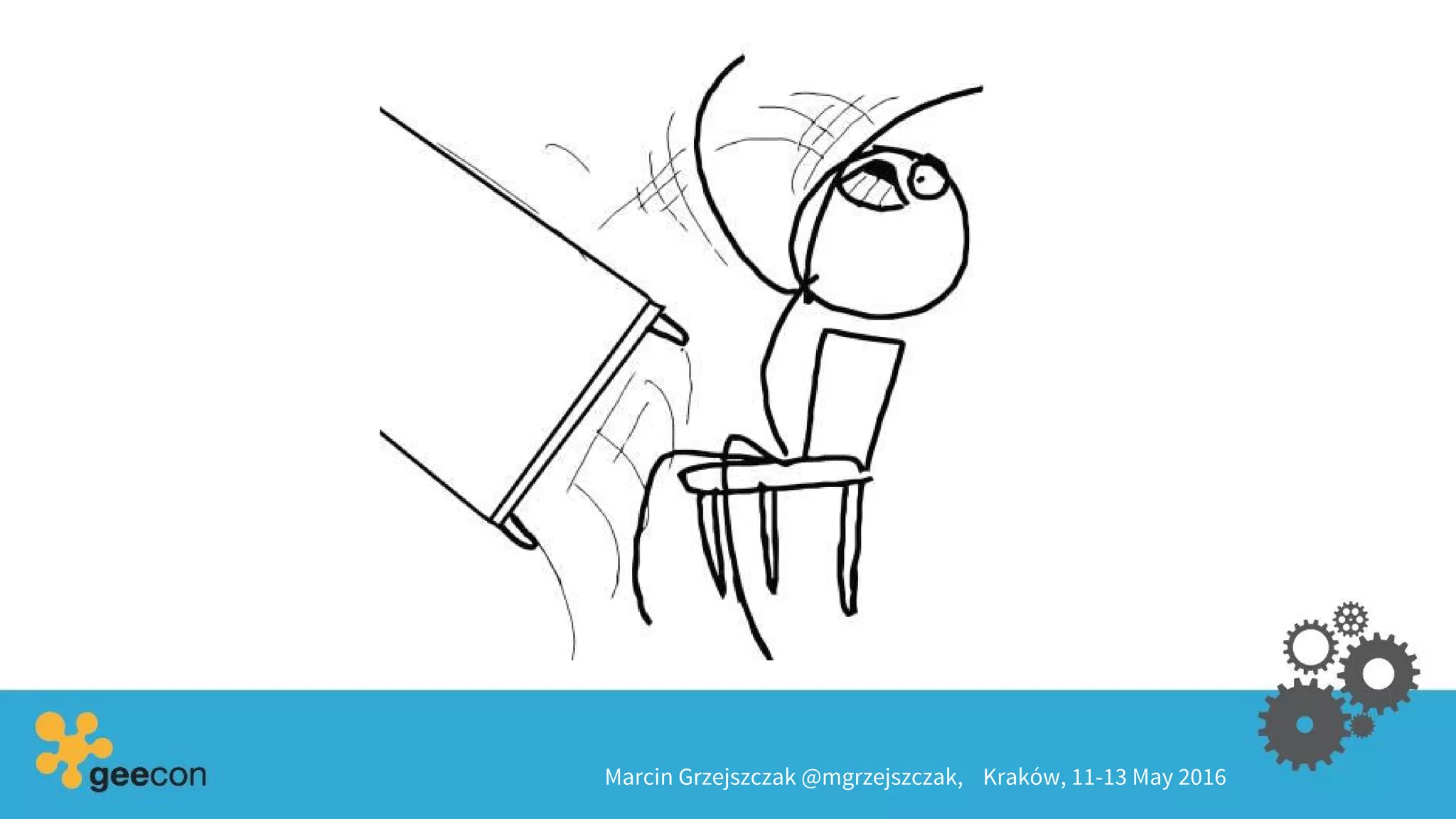Marcin Grzejszczak @mgrzejszczak, Kraków, 11-13 May 2016
 