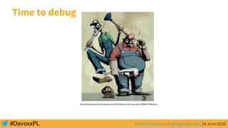 Marcin Grzejszczak @mgrzejszczak, 24 June 2016
Time to debug
https://tonysbologna.files.wordpress.com/2015/09/mario-and-luigi.jpg?w=468&h=578&crop=1
 