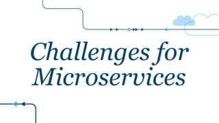 Challenges for
Microservices
 