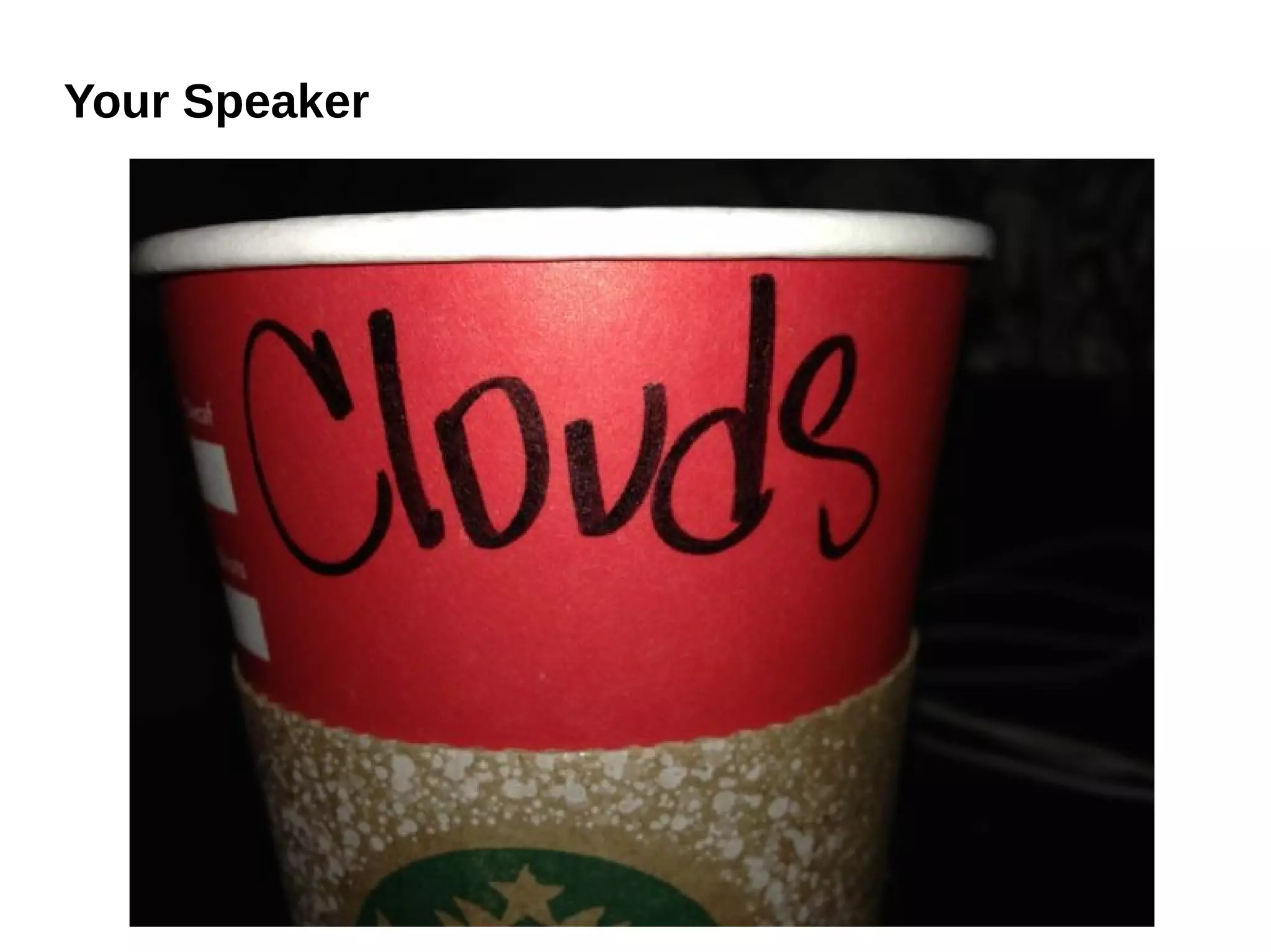 Your Speaker
 