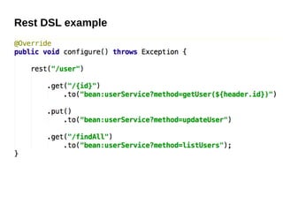 Rest DSL example
 
