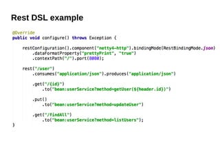 Rest DSL example
 