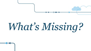 What’s Missing?
 