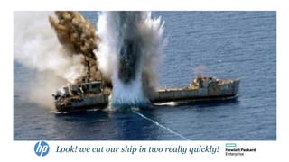 Look! we cut our ship in two really quickly!
 