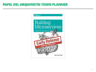 PAPEL DEL ARQUITECTO TOWN PLANNER
30
 