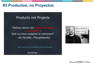 #3 Productos, no Proyectos
 