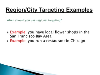 Google charges the advertiser when a user clicks on your adA sample AdWords adThe Destination Website