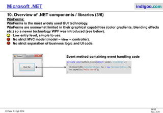 Microsoft .NET Platform | PDF