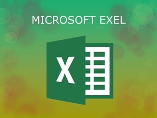 MICROSOFT EXEL 
 