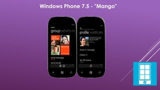 Windows Phone 7.5 - "Mango" 
 