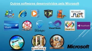 Outros softwares desenvolvidos pela Microsoft 
 