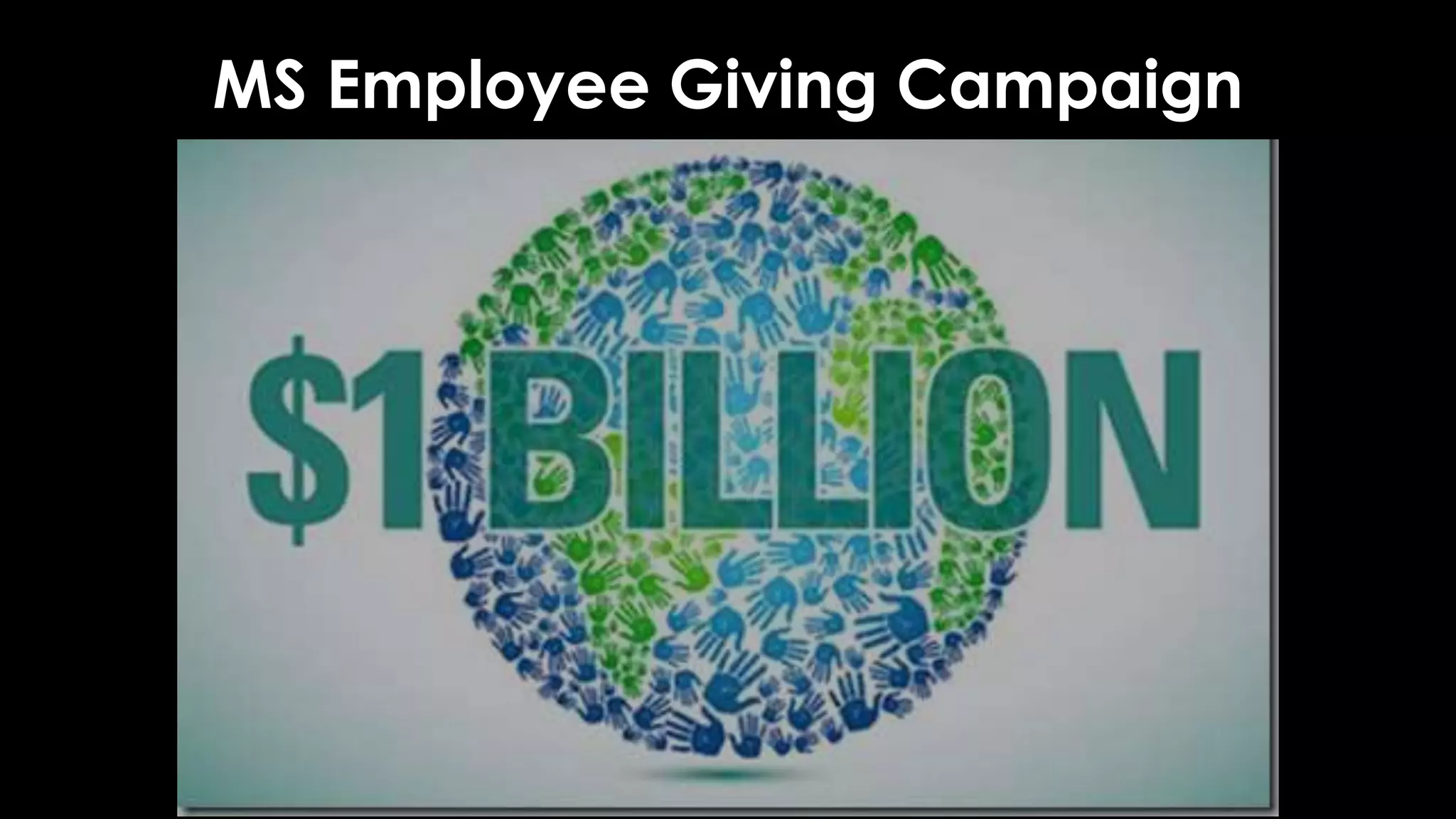 MS Employee Giving Campaign
 