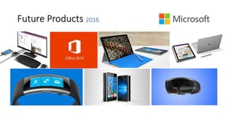 Future Products 2016
 
