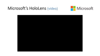 Microsoft’s HoloLens (video)
 