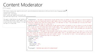 Content Moderator
 