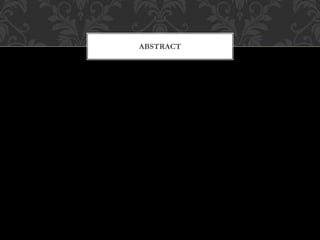 ABSTRACT
 