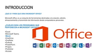 MICROSOFT OFFICE WORD - WINDOWS 10 PRO.. | PPTX