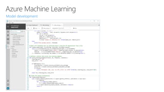 Azure Machine Learning
 
