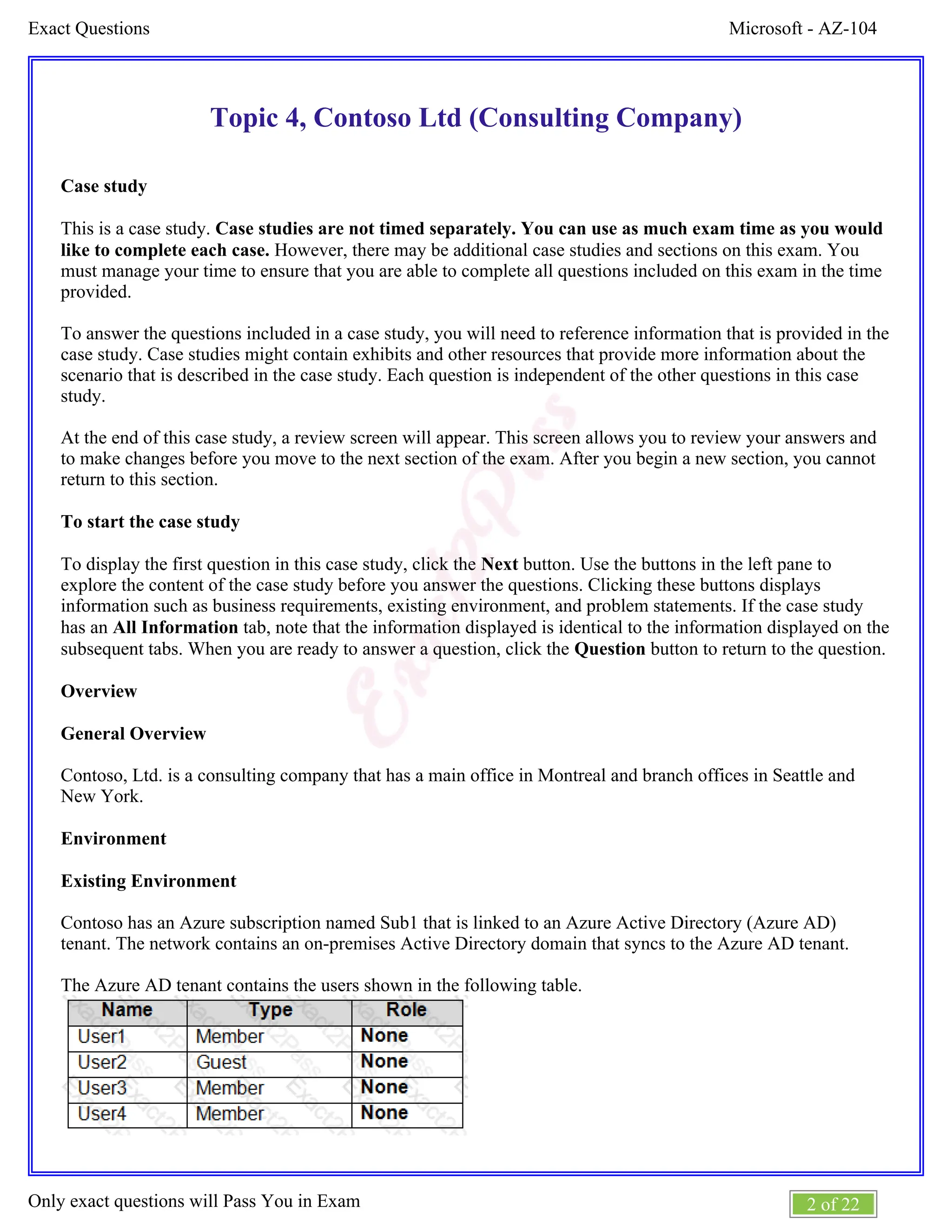 latest AZ-104 Exam Questions and Answers | PDF