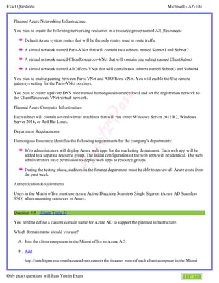 latest AZ-104 Exam Questions and Answers | PDF