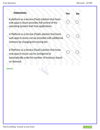 Exact Microsoft AZ-900 Questions And Answers | PDF