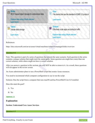 Exact Microsoft AZ-900 Questions And Answers | PDF