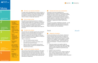 Menu
1
Microsoft Dynamics
NAV
2
Comment acheter
Microsoft Dynamics
NAV 2015
3
Fonctionnalités dans
Microsoft Dynamics
NAV 2015
4
Capacités de
Microsoft Dynamics
NAV 2015
5
Ressources Microsoft
Gestion financière
 Généralités
 Immobilisations
 Gestion de trésorerie
Gestion de la chaîne
logistique
 Ventes et effets à
recevoir
 Taxes sur les ventes
 Achats et effets à payer
 Stock
 Gestion d'entrepôt
Fabrication
 Bases
 Fabrication agile
 Planification des
approvisionnements
 Planification de la
capacité
Gestion de projet
 Ressources
 Projets
Ventes, marketing et
gestion des services
 Ventes et marketing
 Gestion des services
Gestion des ressources
humaines (RH)
Langues
Configuration et
développement
 Objets d'application
 Autre
 Modules locaux
XBRL de base
Exportez des documents de Microsoft Dynamics NAV au format
XBRL (Extensible Business Reporting Language) et importez des
classifications XBRL dans Microsoft Dynamics NAV à partir
d'Internet, d’un email ou d’un autre système. XBRL est une
spécification basée sur XML qui reprend des standards
reconnus en reporting financier, basés sur des balises de
données standardisées. Le module inclut :
 Capacité de mettre en correspondance votre comptabilité
avec des classifications XBRL. La même instance de
document XBRL peut être utilisée pour différents objectifs,
indépendamment du format requis par le destinataire du
document.
 Prise en charge de la spécification XBRL 2.1 diffusée par le
Consortium XBRL.
Budgets
Travaillez avec des budgets sur des comptes de la comptabilité
générale. Après avoir créé un budget, vous pouvez imprimer la
balance qui indique les écarts en pourcentage par rapport à ce
budget. Vous pouvez travailler sur plusieurs budgets à la fois.
Par exemple, un budget à 100% des objectifs, un autre à 110%,
etc. Les budgets sont généralement définis par période pour les
comptes concernés.
Journal des modifications
Enregistrez les modifications apportées par les utilisateurs aux
données principales de Microsoft Dynamics NAV.
Vous pouvez enregistrer toutes les modifications qu'un
utilisateur effectue dans la base de données, sauf pour des
modifications sur des « documents de travail » comme des
journaux, des bons de commande achats et ventes. Cette
fonctionnalité permet de retrouver de façon chronologique
toutes les modifications apportées à un champ de n'importe
quelle table (sauf pour les « documents de travail » cités ci-
dessus) et d'identifier l'utilisateur qui a effectué les modifications.
Consolidation
Consolidez plusieurs entreprises dans Microsoft Dynamics NAV
2015. Les informations peuvent provenir d'une ou de plusieurs
bases de données Microsoft Dynamics NAV ou d'autres fichiers.
Ce module vous permet d'importer et d'exporter des
informations financières. Si les données sont obtenues de
plusieurs solutions Microsoft Dynamics NAV, utilisez ce module
uniquement dans l'entreprise principale.
Échanges entre entreprises
Gérez les comptes de plusieurs entreprises dans le même
processus de validation. Les entreprises peuvent se situer dans
la même base de données ou dans des bases de données
Microsoft Dynamics NAV différentes. Vous pouvez aussi
envoyer des documents aux entreprises partenaires. Les
utilisateurs contrôlent le flux des documents via une
fonctionnalité Envoyer/ Recevoir, les transactions sont
effectuées en tant que transactions dans la feuille
Comptabilité ou via les effets à recevoir et à payer, ce qui
permet l'utilisation de devises différentes et un
rapprochement correct.
Centres de responsabilité
Définissez des centres de profits et des centres de coûts. Une
entreprise peut vendre des articles selon un tarif particulier lié à
un centre de responsabilité. Il est possible de lier un utilisateur à
un centre de responsabilité afin de n'afficher que les documents
ventes et achats relatifs à cet utilisateur. Les utilisateurs sont
aidés pour la saisie de données supplémentaires, comme des
dimensions et des codes emplacement.
Comptabilité analytique
La comptabilité analytique permet de contrôler efficacement les
coûts de l’entreprise en offrant une visibilité et une analyse des
coûts prévisionnels et réels des opérations, des services, des
produits et des projets. Elle synchronise les coûts avec la
comptabilité générale puis ventile ces informations sur différents
centres de coûts et des objets de coûts.
Ce module inclut :
 Transfert des coûts à partir du grand livre de la
comptabilité générale.
 Saisie et validation des allocations et des charges
internes directement dans le journal des coûts du
contrôle de gestion.
 Définition à l'avance des règles d'allocation des coûts
récurrents et exécution dans un traitement par lots.
 Annulation des allocations.
 Conversion des entrées des budgets de coûts en
entrées réelles.
15 sur 35
 